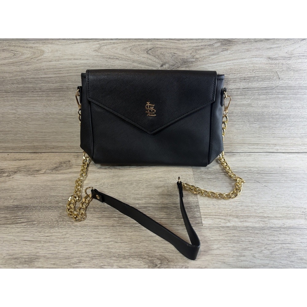 St Louis Cardinals Black Purse with Gold Metal Logo - 9/2/23 SGA Wells Fargo New